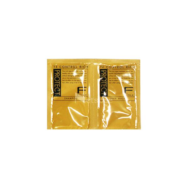フィヨーレ Fプロテクト リッチ サンプル シャンプー＆ヘアマスク 8mL+8g アミノ酸 しっとり サロン専売品 トラベル 使い切り 旅行 サンプル メール便 対応