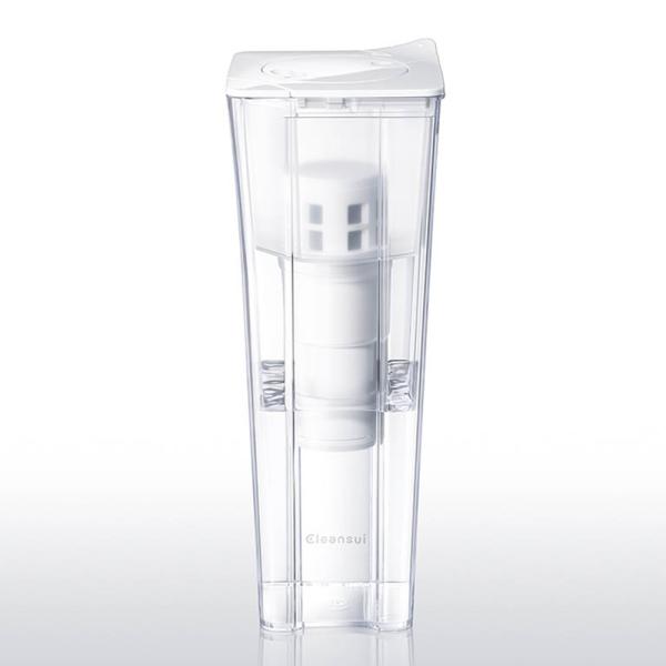 クリンスイ ポット型 浄水器 コンパクトサイズ CP012 1：片手で注げるコンパクトモデルろ過水容量0.9L（全容量1.35L）のコンパクトモデルなので、片手で持ってもラクラク注げます。2： ドアポケットにスッキリ収納コンパクトで取っ手も...
