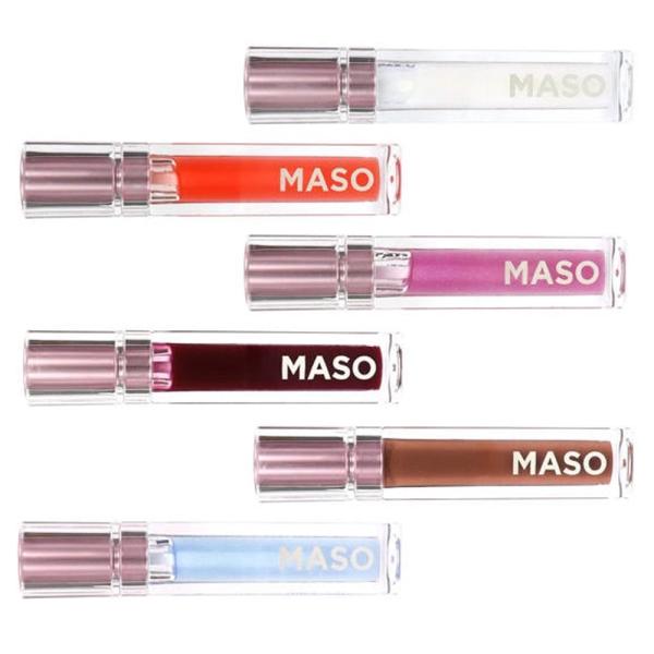 MASO マソリップ リップグロス（リッププランパー） 6ｇ塗るだけで唇のケアやボリュームアップができる、唇美容のためのリップグロス（リッププランパー）です。血行を促進して自然な赤みを演出。ヒアルロン酸や高濃度ペプチド、ヒト幹細胞培養液エキ...