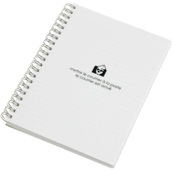 ●【本体サイズ】W128mm x H182mm ●【シリーズ】SOLID(ソリッド)●【表紙】不透明PP+箔押し【裏表紙】ボール●【表紙厚】0.75mm●【本文】上質紙ナチュラル/B罫(6mm)/90シート