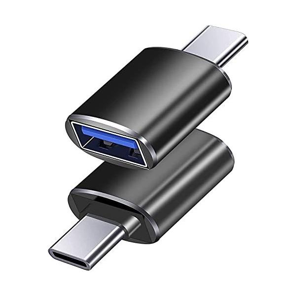 USB Type C to USB 3.0 変換アダプタ Type cアダプタ 56Kレジス 高速転送 OTG機能 新しいMacBook Pro、MacBook、Chromebook Pixel、Ne