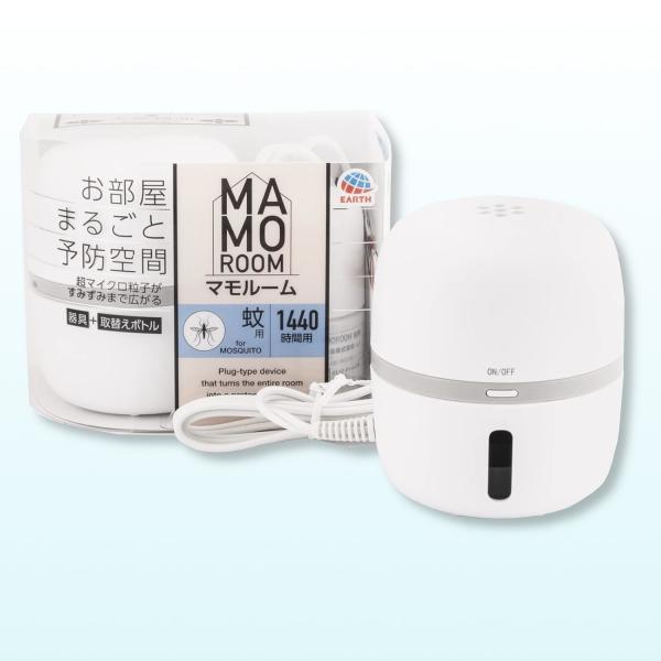 マモルーム 蚊用 蚊取り 1440時間用セット 器具セット 殺虫剤 アース製薬