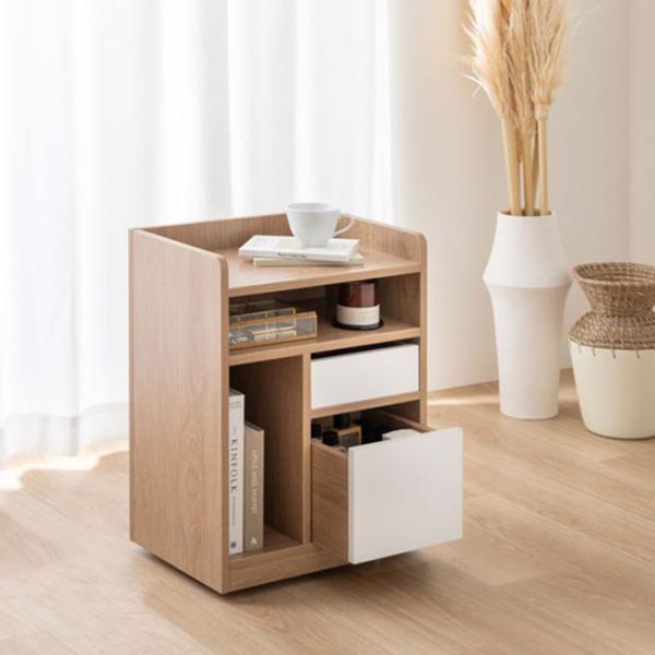 ■商品説明これ1台で収納・作業・見栄えの全てが叶うキャスター付き収納ワゴン。■サイズ幅42cm×奥行30cm×高さ57.5cm■素材ホワイト:パーティクルボード(紙貼り)ナチュラル:パーティクルボード(メラミン貼り)■備考【梱包サイズ】62...