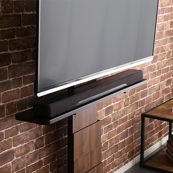 【商品名】テレビ台 壁掛け風 おしゃれ テレビスタンド 壁寄せ サウンドバー 棚 単品 幅100 壁掛け棚 黒 ブラック 安い【素材】スチール、MDF、粉体塗装、PVC【商品サイズ】W100×D19.5×H1.8cm【商品重量】3.4kg【...