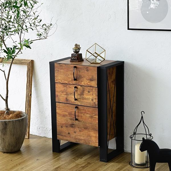 チェスト 引き出し 木製 おしゃれ 3段 幅51 Britz ブリッツ ヴィンテージ 収納 リビング チェスト Fbr 0003 Fbr 0003 インテリア家具のエッジーノイエ 通販 Yahoo ショッピング