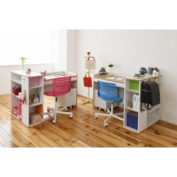 ツインデスク 学習机 シンプル おしゃれ 安い ずっと使える デスク 兄弟机 学習机セット リビング 安い 机 デスク ラック付き 勉強机 兄弟机 単体使用可 Fwd 0253 Fwd 0253 インテリア家具のエッジーノイエ