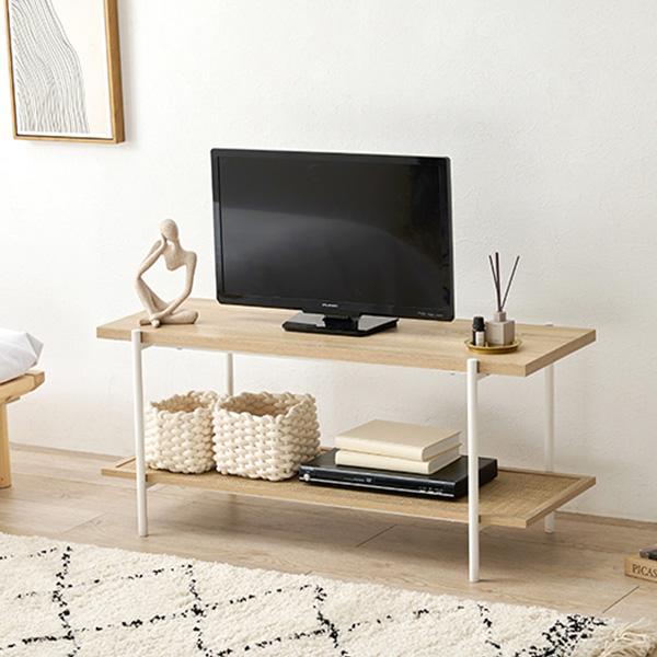 【週末特価】【幅100cm】Potes オープンラック　テレビ台 テレビ台 コーナー 幅100 奥行29.5 高さ41 cm 32型 32インチ