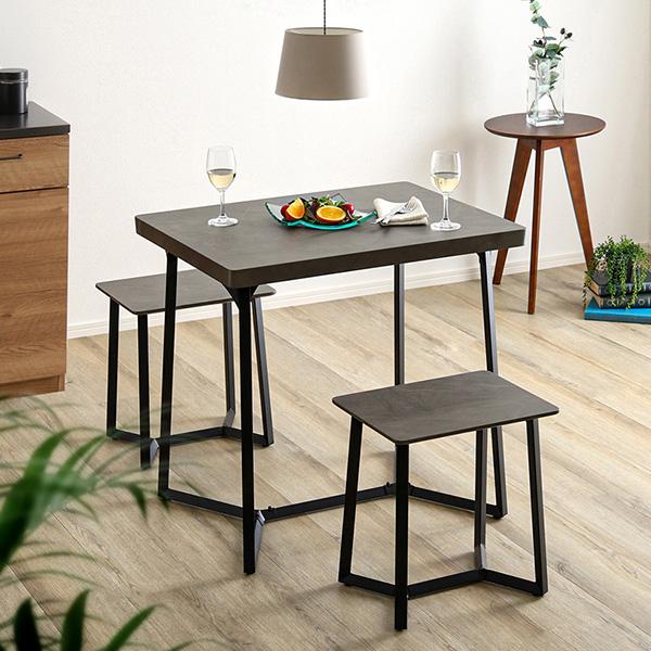 ホームテイスト（HOME taste） ダイニングテーブルセット 2人用 大理石 