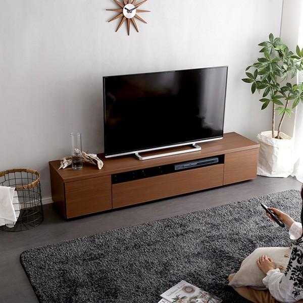 ハンドメイド　テレビ台140　ブラウン 楽天市場】シンプルで美しいスタイリッシュなテレビ台 木製 幅