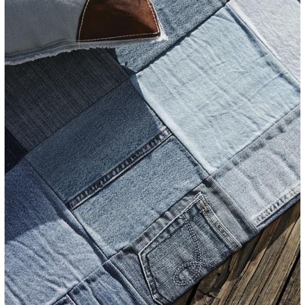 デニムラグ マット おしゃれ 長方形 140 0 約1 5畳 ラグ マット 手作り ヴィンテージ デニム パッチワーク Buyee 日本代购平台 产品购物网站大全 Buyee一站式代购 Bot Online