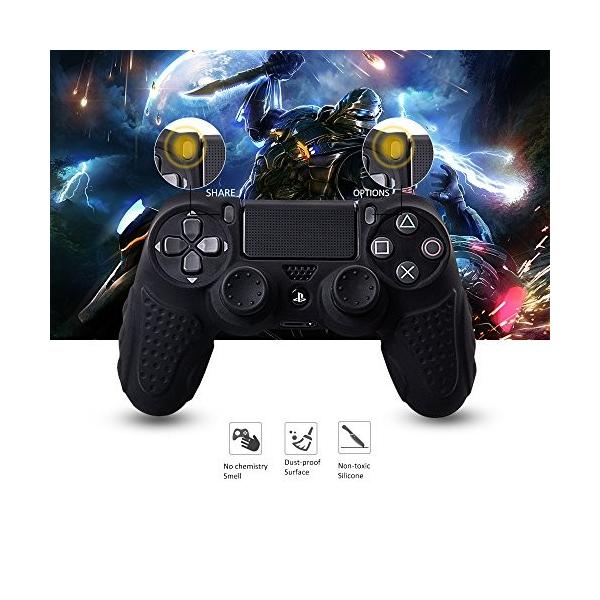 Ps4 コントローラー カバー シリコン素材 ソフト スキンケース Chinfai プレイステーション4 コントローラー対応 Prettyfunnyballoons Com