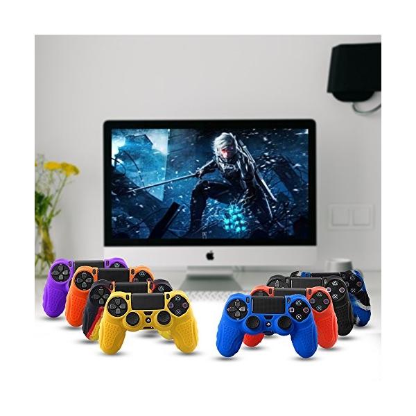 Ps4 コントローラー カバー シリコン素材 ソフト スキンケース Chinfai プレイステーション4 コントローラー対応 Prettyfunnyballoons Com