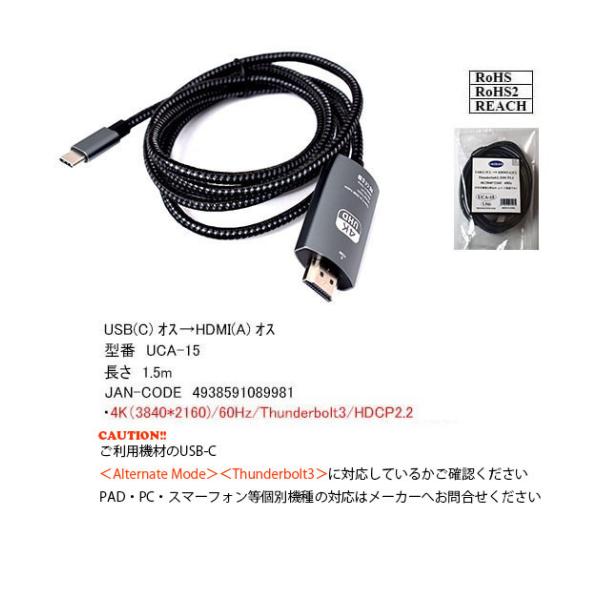 UCA-15@ Thundebolt3@USB C--HDMI