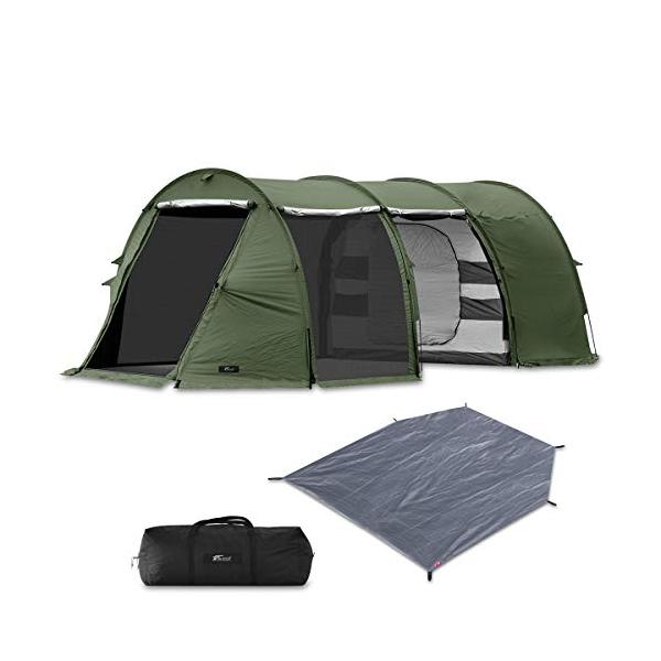 トンネルテント620 インナーテント1個付き 2ルーム 広いリビング 耐水 遮熱 Amazon.co.jp: FIELDOOR グランドシート トンネルテント620専用