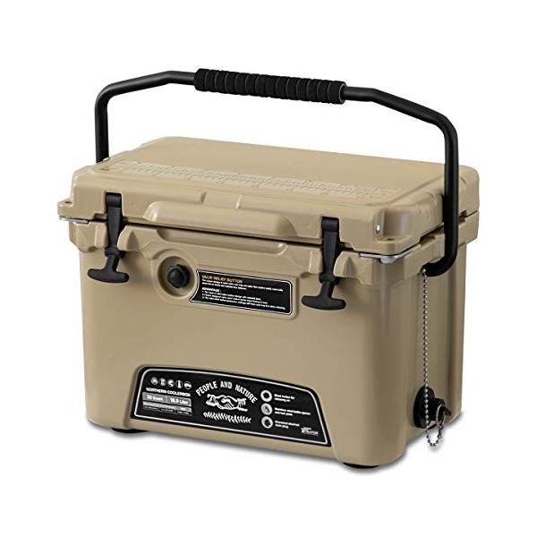 FIELDOOR ノーザンクーラーボックス 【容量18.9L / サンド】 密閉 長