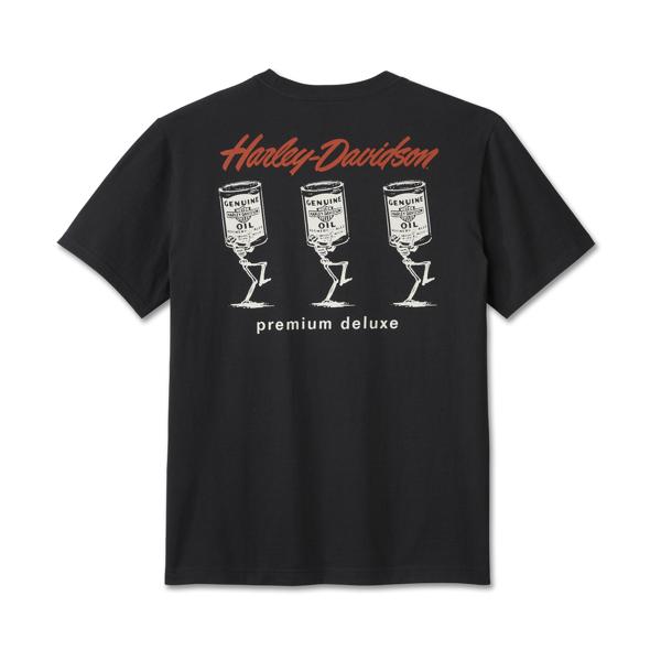 オリジナルシャツ Harley Davidson H-D オイル缶グラフィックTシャツ 96125-25VM S