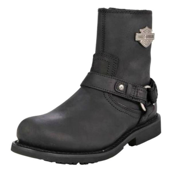Harley-Davidson ブラック レザーブーツ Harley-Davidson ブラックレザーブーツ - メルカリ