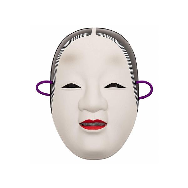 【商品名】お面 小面 能面 女面 マスク お祭り ハロウィン コスプレ コスチューム 仮装 衣装 パーティー 正月 縁日 子供会 景品 祭 くじ引き【商品説明】本体サイズ：タテ215ｍｍ×ヨコ140ｍｍ素材：PVC国内でのお祭りや外国人の方...