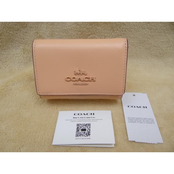 新品　COACH　折り財布　マイクロウオレット　レディース COACH】マイクロウォレット 三つ折り財布 在庫確認ください (Coach