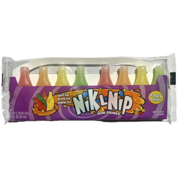 「商品情報」説明商品の説明子供たちに大人気のアメリカ発のお菓子、nik-l-nipのワックスボトルキャンディがついに日本上陸！ カラフルで楽しい見た目と、ボトルに詰まったフルーツフレーバーのシロップを噛みながら味わうのが楽しいお菓子です♪ ...