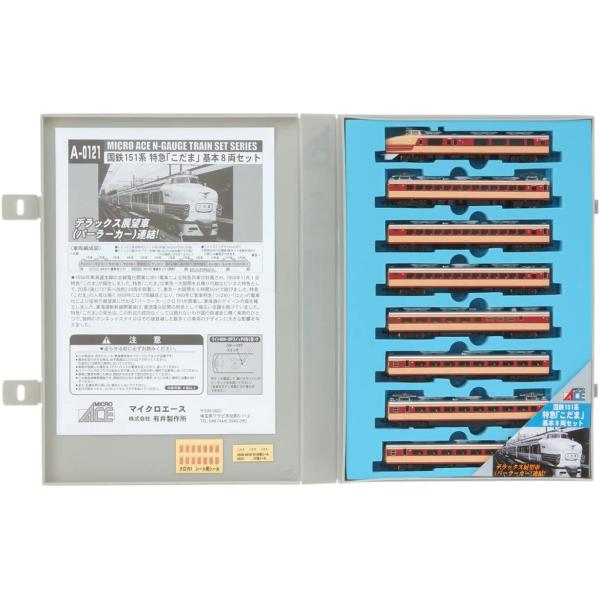A-0121 国鉄151系 特急こだま基本8両セット nゲージ マイクロエース Amazon | マイクロエース A0121 国鉄 151系 特急「こだま」基本
