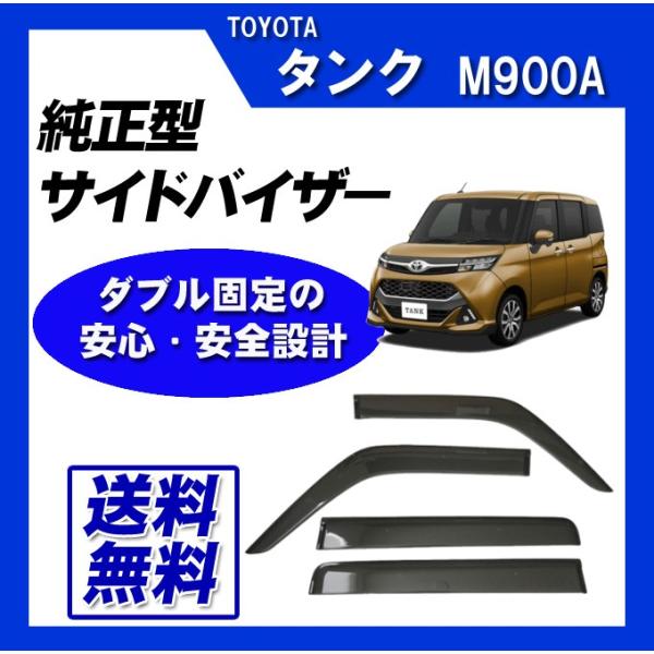 トヨタ（TOYOTA） タンク M900A M910A サイドバイザー ドアバイザー