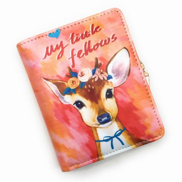 財布 二つ折り 小鹿 イラスト Nyb25c030 ノイシュタットyahoo 店 通販 Yahoo ショッピング