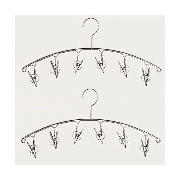 ステンレスハンガー ハンガー型 シンプル ピンチ付き 靴下干し 2個セット Buyee 日本代购平台 产品购物网站大全 Buyee一站式代购 Bot Online