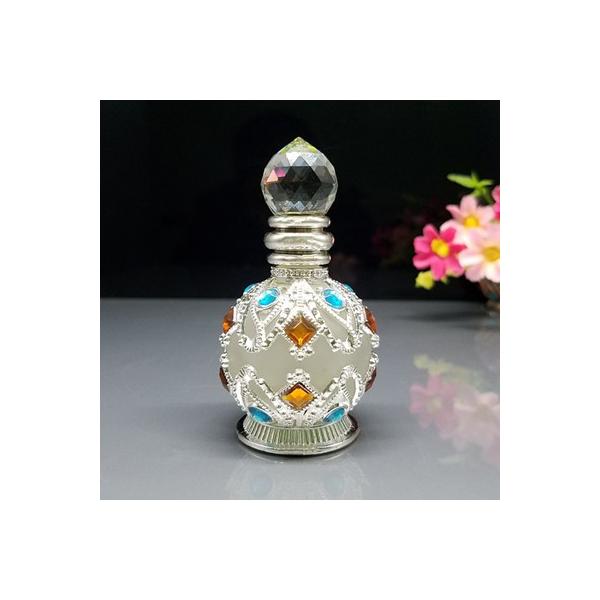 香水瓶 パフュームボトル ビジュー付き エキゾチックなデザイン ガラス製 シルバー Buyee Buyee 日本の通販商品 オークションの代理入札 代理購入