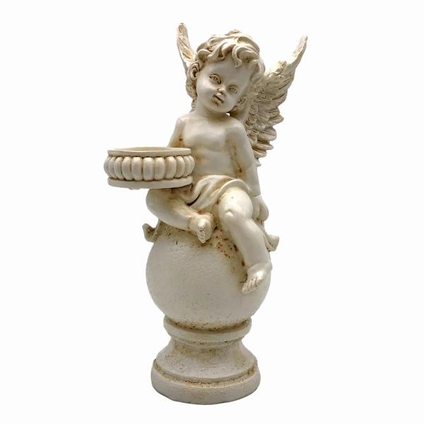 ガーデンオーナメント 置物 小さな天使 ヨーロピアンアンティーク風 Bタイプ 左向き Tmp1306c029 ノイシュタットyahoo 店 通販 Yahoo ショッピング