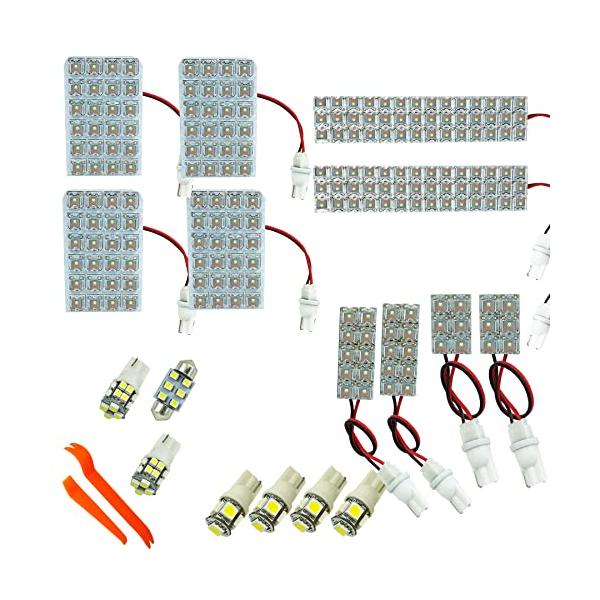 他サイト： EDルームランプ Compatible with OYOA（トヨタ）ヴェルファイア アルファード 0系 5系 前期 後期 ホワイト 約6500の商品画像
