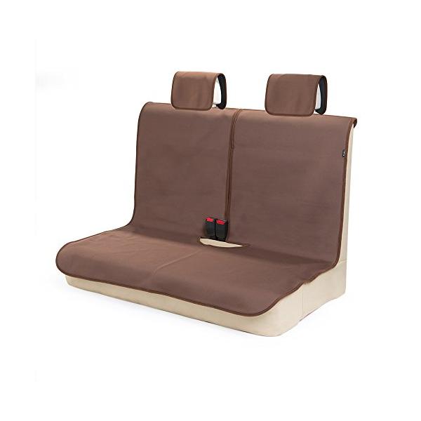 他サイト： nYooカーシートカバー 防水 後席用 軽自動車適用 ずれにくい BRボンディング シート保護 ブラウン（ヘッドレストカバー付き）の商品画像