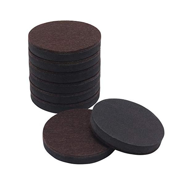 他サイト： ギノヤ 家具スライダー 8枚入り 83丸い家具移動パッド 再利用可能 重い家具楽々移動 キズ防止・防音 コーヒーの商品画像