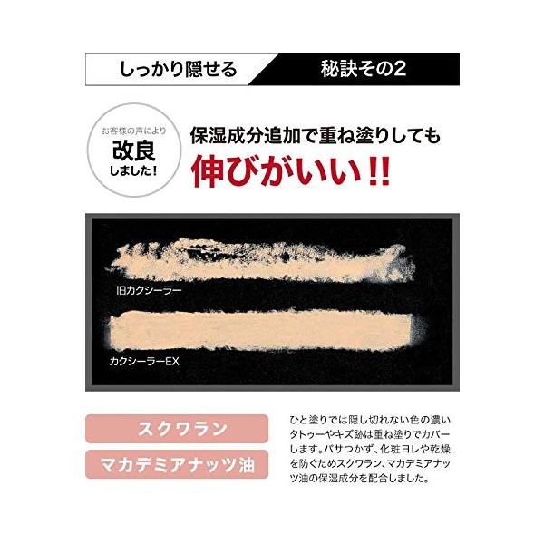 カクシーラーex ナチュラル1個 ライトベージュ1個 顔のシミ クマ 傷跡 タトゥーカバー用コンシーラー Iavocado In