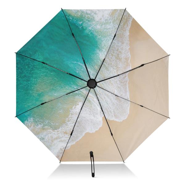 【並行輸入品】 Oyihfvs Colorful Dinosaurs Palm Trees Automatic Windproof Waterp