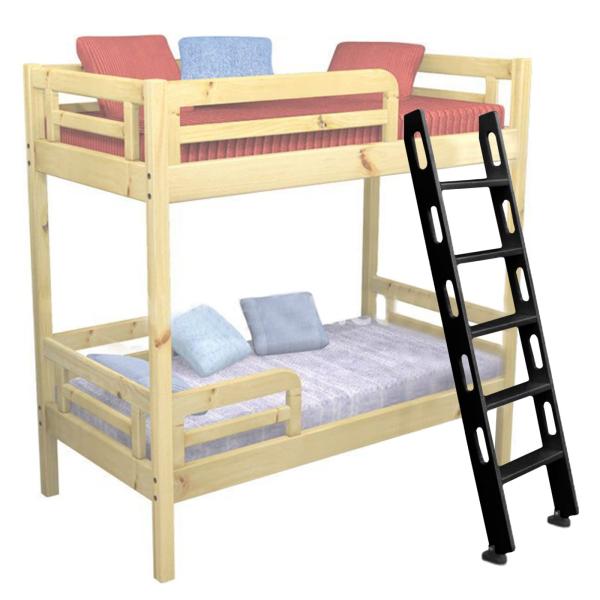 【並行輸入品】 ZARUX Dorm Bed Ladder Wooden Heavy Duty Bunk Beds Ladder, Safey