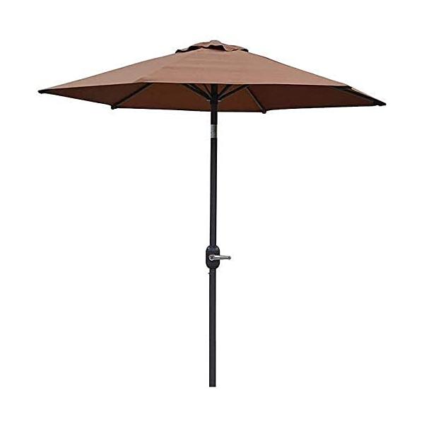 大型2.5Mチルト式ガーデンパラソルの詳細レビュー