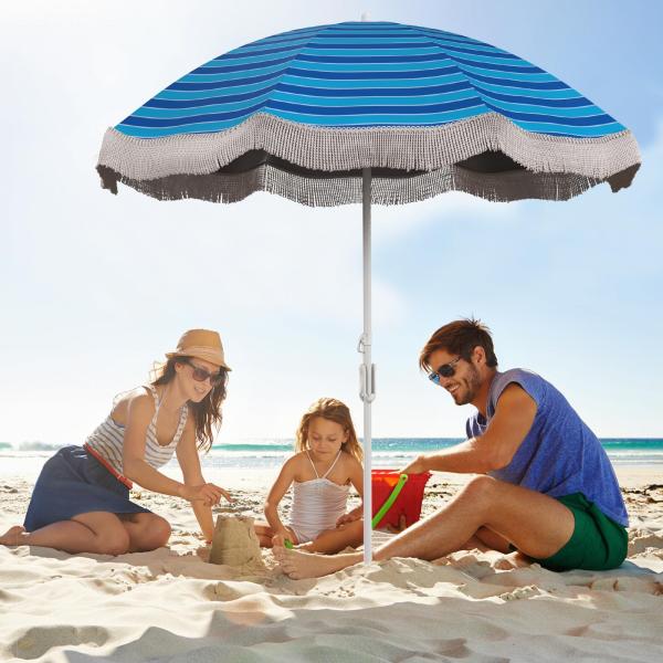 【並行輸入品】 Giantex 30lbs Patio Market Umbrella Base, Heavy Duty Outdoor Sta