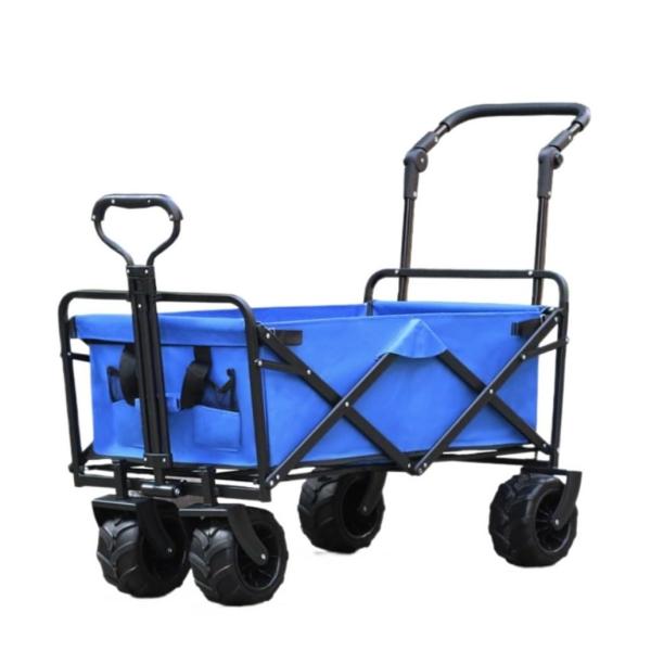 360度回転で使いやすい多機能折りたたみワゴン