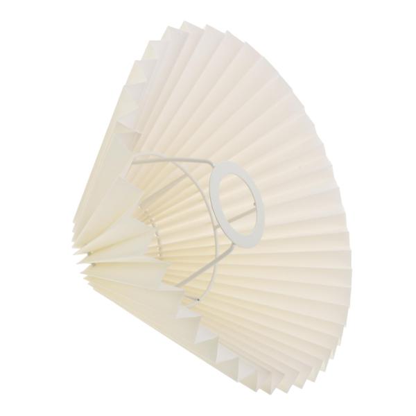 【並行輸入品】 FUTUREORYY Pleated Cloth Light Shade Beige Lamp Accessory for Wa