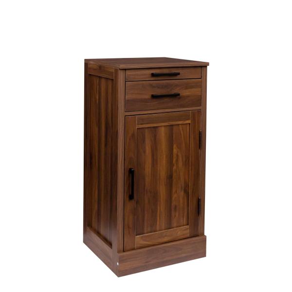 【並行輸入品】 SONDERVIBE Freestanding Bar Cabinet with Drawer &amp; Pull Out Tray,