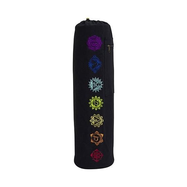 Gaiam ガイアム ヨガマットバッグ チャクラ 黒 Electrosun Com Br
