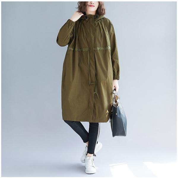トレンチコート ミリタリーコートスプリング コート ライトアウター 上着 ロング丈 無地 フォーマル カジュアル ゆったり Buyee Buyee 日本の通販商品 オークションの入札サポート 購入サポートサービス