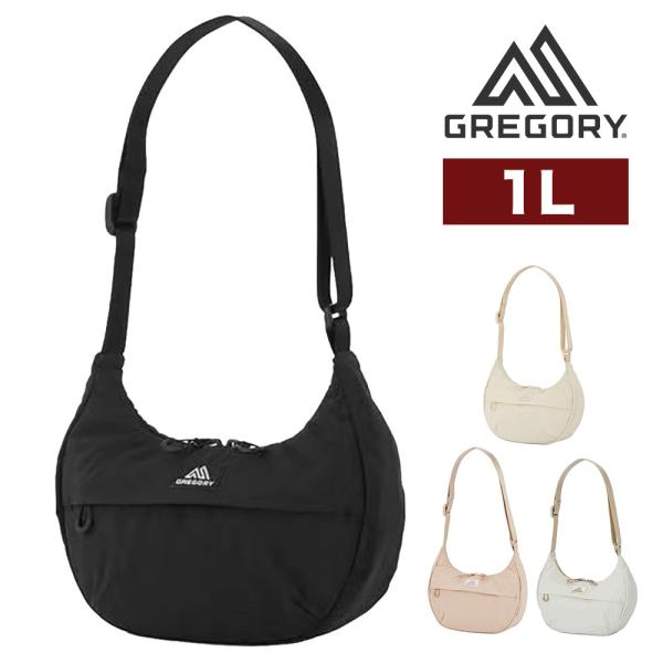 最大37％ グレゴリー ショルダーバッグ Sサイズ 1L 撥水 GREGORY スージーハーフムーンショルダーS メンズ レディース