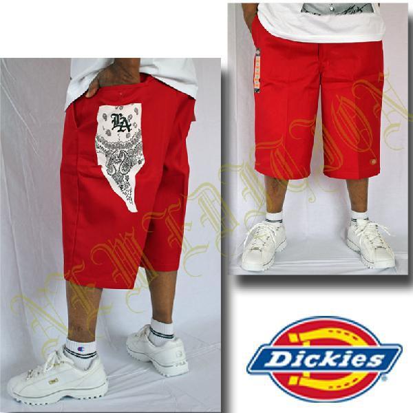 Dickie ショートパンツ カスタム バンダナ プリント ディッキーズ 赤 レッド ハーフパンツ 半パン メンズ 春夏 Dkp33 Dkp33 Customred New Edition Hiphop 通販 Yahoo ショッピング
