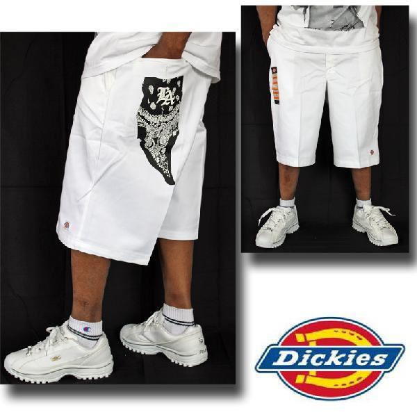 Dickie ショートパンツ カスタム バンダナ プリント ディッキーズ 白 ホワイト ハーフパンツ 半パン メンズ 春夏 Dkp34 Dkp34 Customshorts New Edition Hiphop 通販 Yahoo ショッピング