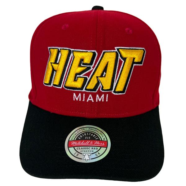 Mitchell＆Ness マイアミヒート 蛇 スネーク 帽子 キャップ 赤 Mitchell＆Ness マイアミヒート 蛇 スネーク 帽子 キャップ 赤