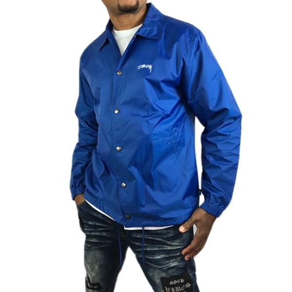 Stussy ステューシー コーチジャケット ブルー メンズ 秋冬 アウター 男女兼用 Jk156 Jk156 New Edition Hiphop 通販 Yahoo ショッピング