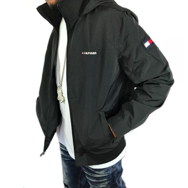 トミーヒルフィガー ナイロン ジャケット Tommy Hilfiger メンズ アウター フード ロゴ 黒 ブラック ジャンバー 秋冬 Jk335 Buyee Buyee Japanese Proxy Service Buy From Japan Bot Online