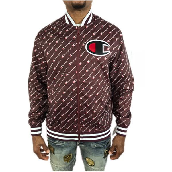 Champion チャンピオン ジャケット バーガンディー ワインレッド スタジャン 総柄 春 秋 冬 メンズ アウター レディース Jk343 Jk343 New Edition 通販 Yahoo ショッピング